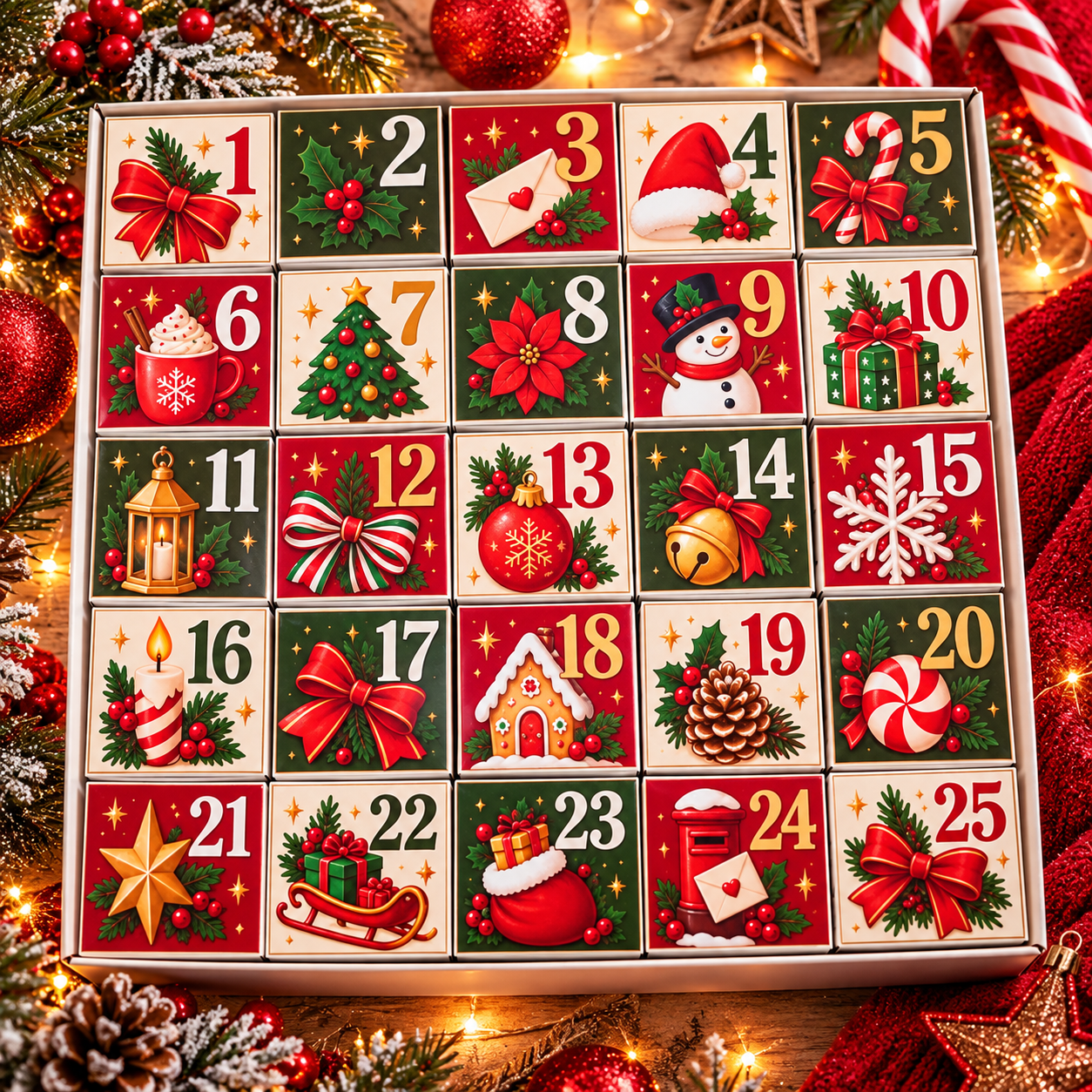 Classic Christmas Advent Calendar - Image 2