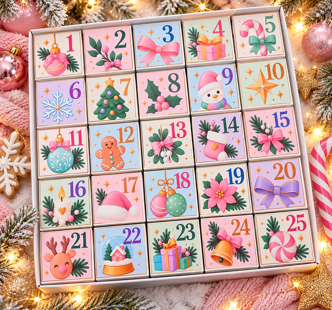 Pastel Christmas Magic Advent Calendar - Image 2