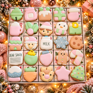 Pink & Mint Christmas Advent Calendar