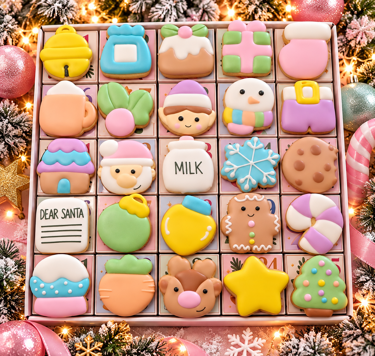 Pastel Christmas Magic Advent Calendar